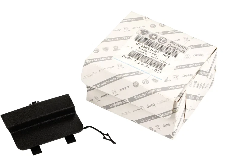 Tappo gancio traino paraurti posteriore originale per Fiat 500X cod. 735691487